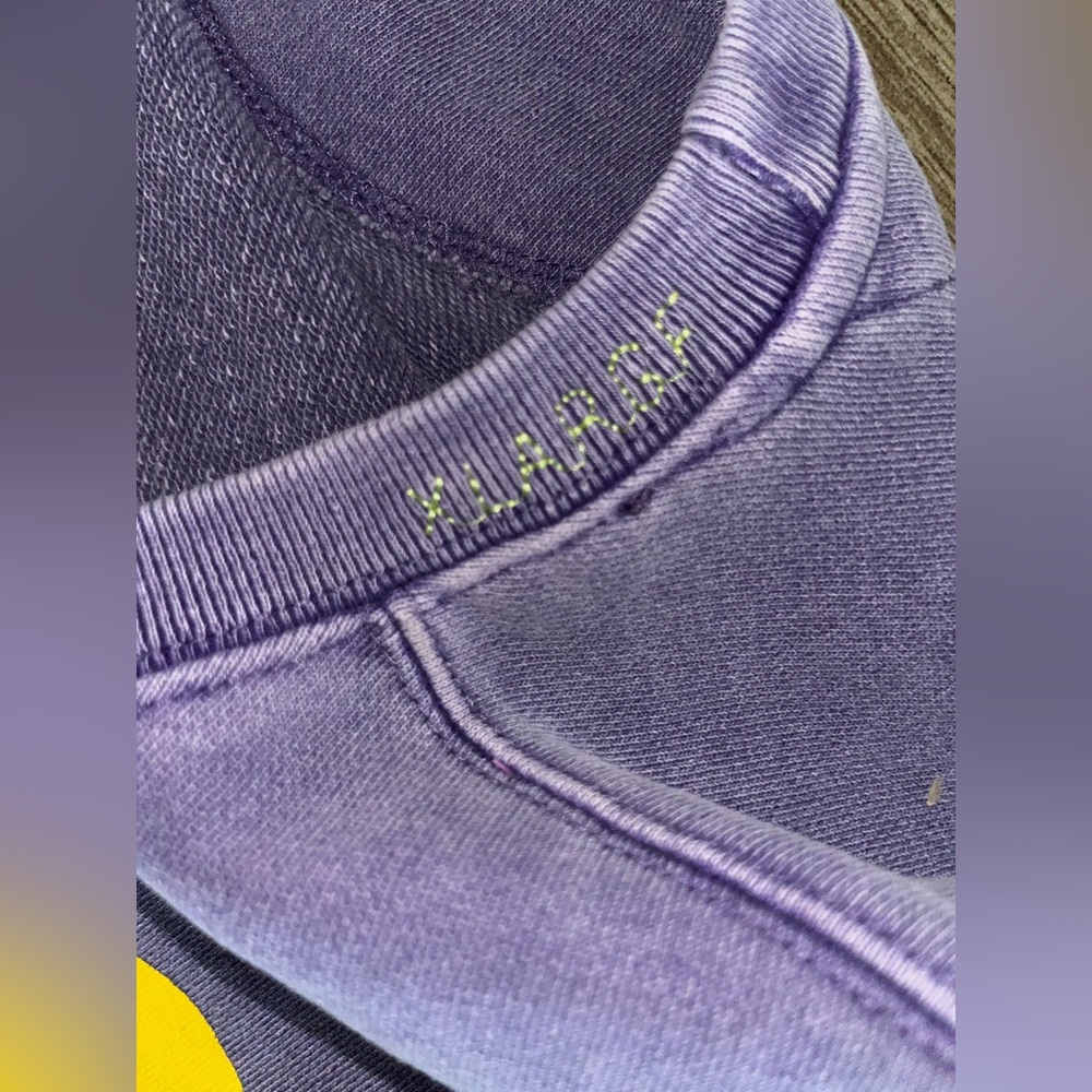 Cactus Plant Flea Market x Union "I Like You You're Different" Crewneck Purple - Picture 4 of 7